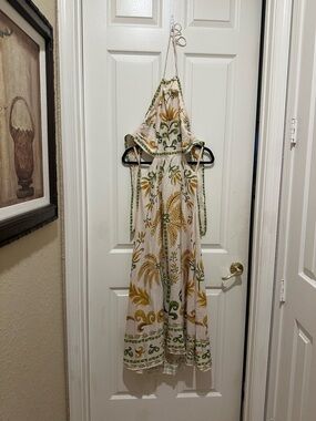 Farm Rio Halter Maxi Dress | Size Small bought in Brazil NWT